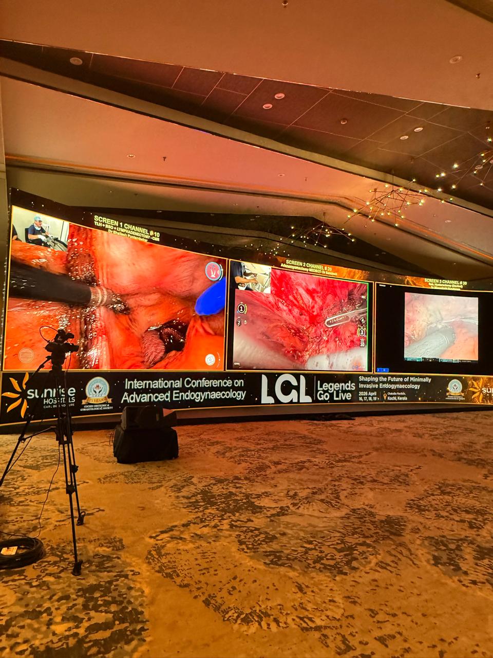 Legends Go Live conference hall