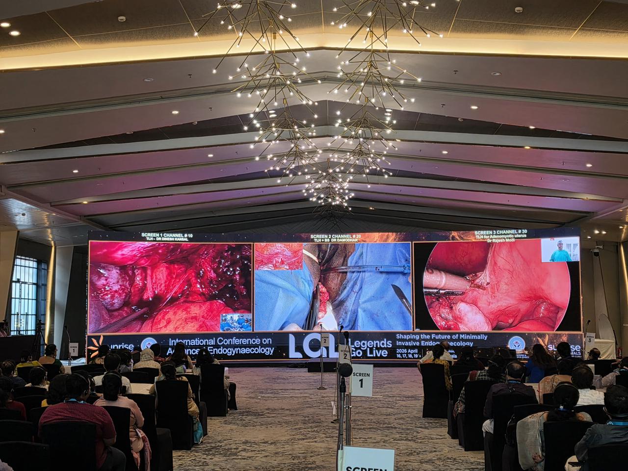 Legends Go Live conference hall